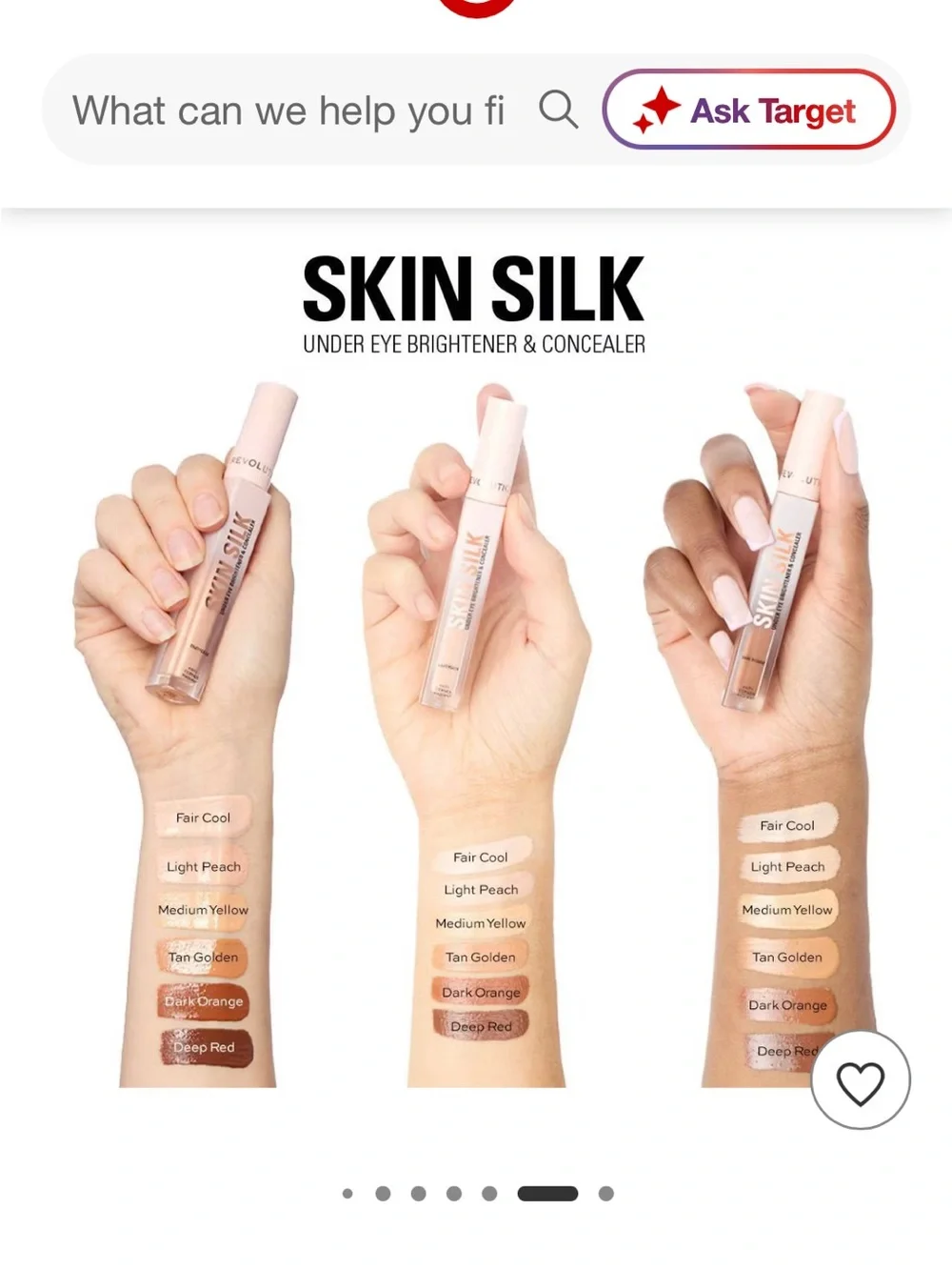 Revolution Skin Silk Under eye Brightener & Concealer, Set of 2, New/Sealed